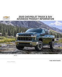 2020 CHEVROLET TRUCK ADVANCED PRODUCT INFO UPDATED MAY 10TH