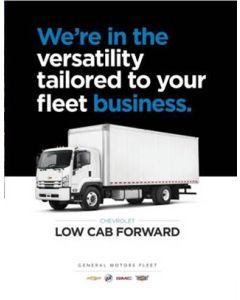 2019 CHEVY LOW CAB FORWARD FLEET BROCHURE - REVISED