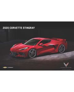 2-SIDED 2020 CORVETTE STINGRAY AND GENERATIONS POSTER