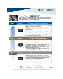 SELL SHEET-GMGP & ACD BRAKE PDS ROTORS ADVISOR ONE PAGER(EA)