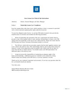 IOWA LEMON LAW INSTRUCTIONS