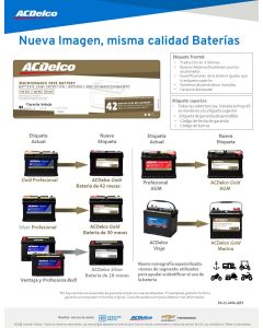 SELL SHEET - NEW LOOK BATTERIES-SPANISH
