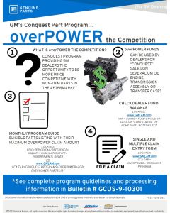 SELL SHEET - OVERPOWER FOR DEALERS