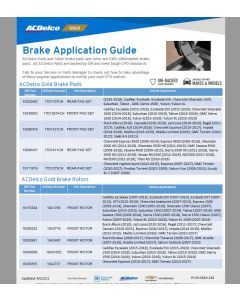 SELL SHEET - GOLD BRAKES BUYERS GUIDE