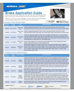SELL SHEET - SILVER BRAKES BUYERS GUIDE