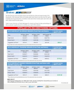 SELL SHEET - CPO SUV BRAKE OPPORTUNITY