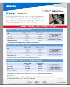 SELL SHEET - CPO ALL MAKES BRAKE OPPORTUNITY