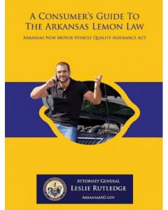 ARKANSAS LEMON LAW BOOKLET