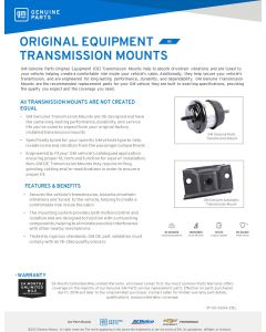 SELL SHEET - TRANSMISSION MOUNTS