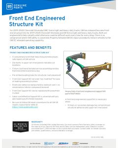 SELL SHEET - FRONT END ENGINEERED SUPPORT KIT (DL)