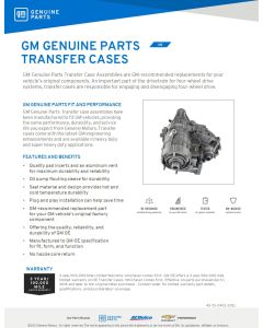SELL SHEET - TRANSFER CASES (DL)