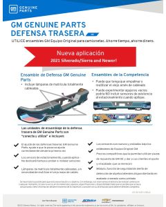 SELL SHEET- BUMPER ASSEMBLIES (SPANISH)