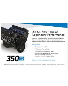 POST CARD - 350 ENGINE ACTIVATION CUSTOMIZABLE (B2B)
