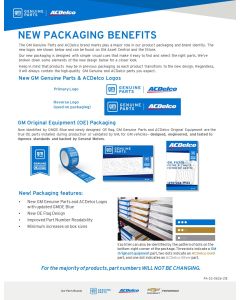 SELL SHEETS-GLOBAL PARTS BRANDING V2 ENHANCED COMM PLAN