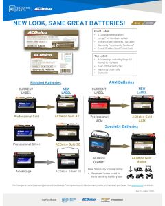 SELL SHEET - NEW LOOK BATTERIES