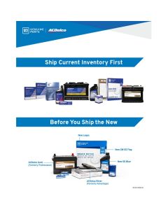 SELL SHEET - GMGP & ACDELCO NEW PACKAGING (8.5x11) EACH