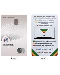 GM CARD TIRE TREAD MEASUREMENT CARD (BUICK) (pack of 50)