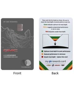 GM CARD TIRE TREAD MEASUREMENT CARD (GMC) (pack of 50)