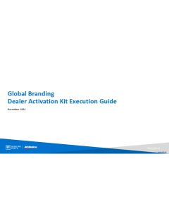 GUIDE - GLOBAL BRANDING READINESS DEALER READINESS
