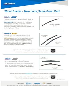 SELL SHEET - NEW LOOK WIPER BLADES