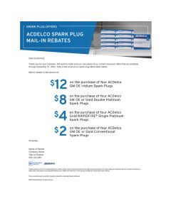 TEMPLATE - CUSTOMIZABLE EMAIL SPARK PLUG