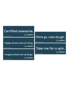 CARBRAVO WINDSHIELD STICKER