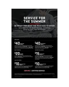 POSTER - GMC CERTIFIED SERVICE SUMMER (EA)