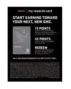 Sales - Tent Card Small - GMC