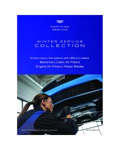 INSERT - CADILLAC CERTIFIED SERV WINTER (EA)