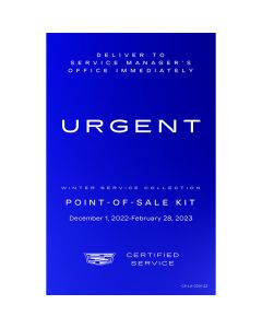 LABEL - CADILLAC CERTIFIED SERVICE WINTER BOX (EA)