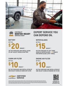 POSTER - CHEVY WINTER-READY SERVICE EVENT 24X36 (EACH)