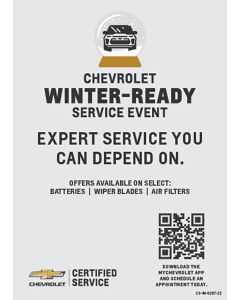 INSERT - CHEVY WINTER-READY SERVICE EVENT 5X7 (EACH)