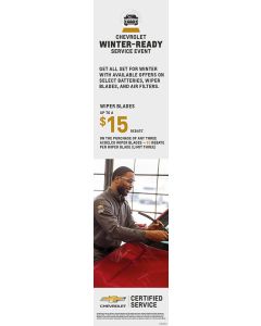 TV DISPLAY - CHEVY WINTER-READY SERVICE EVENT 6X26 (EACH)