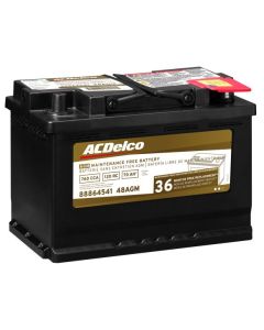 DISPLAY - ACDELCO GOLD DISPLAY BATTERY 48AGM