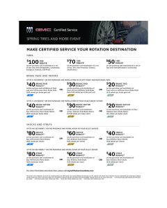 SELL SHEET-BUICK GMC CERT SERV SPRING ADVISOR (EA)