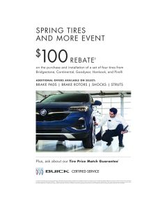 POSTER - BUICK CERTIFIED SERVICE SPRING (EA)