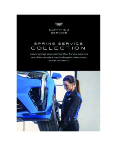 INSERT - CADILLAC CERTIFIED SERV SPRING ACRYLIC (EA)