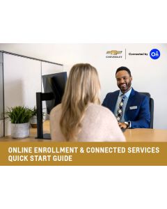 CHEVROLET ONLINE ENROLLMENT QUICK REFERENCE GUIDE ONSTAR