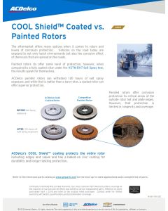 SELL SHEET - GOLD COATED VS. PAINTED ROTORS