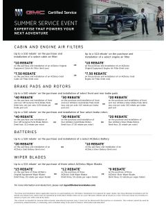 ELECTRONIC SELL SHEET-BUICK GMC CERT SUMMER ADVISOR (EA)