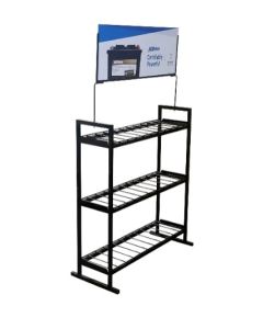 RACK-ACDELCO EZ SNAP 9 UNIT BATTERY W/HEADER