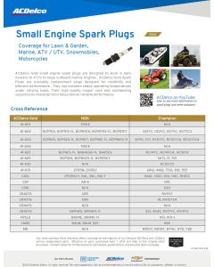 SELL SHEET - ACDELCO MARINE SPARK PLUGS