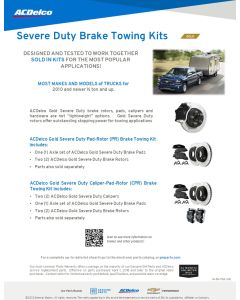 SELL SHEET - ACDELCO GOLD SEVERE DUTY TOWING KITS