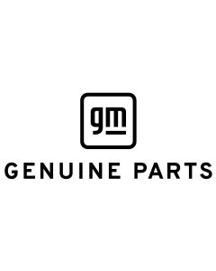 GM Genuine Parts Logo - Wordmark, Pos/Vert, BLACK