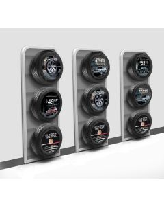 GMC  3-Tire Wall Mounted In Lane Tire Display