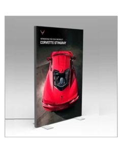 4'x6' Standard Tension Graphic Floor Display Frame (Corvette)