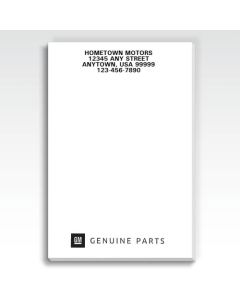 GM GENUINE PARTS Large Scratch Pad - Set of 250