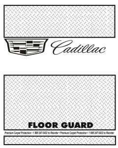 CADILLAC Floor Guard Floor Mats-1 Case of 500