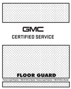 GMC CERTIFIED SERVICE Floor Guard Floor Mats-1 Case of 500