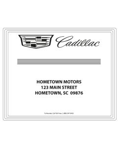 CADILLAC Economy Floor Mats Cases of 1,000